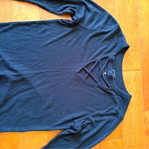 Black Long Sleeve Top